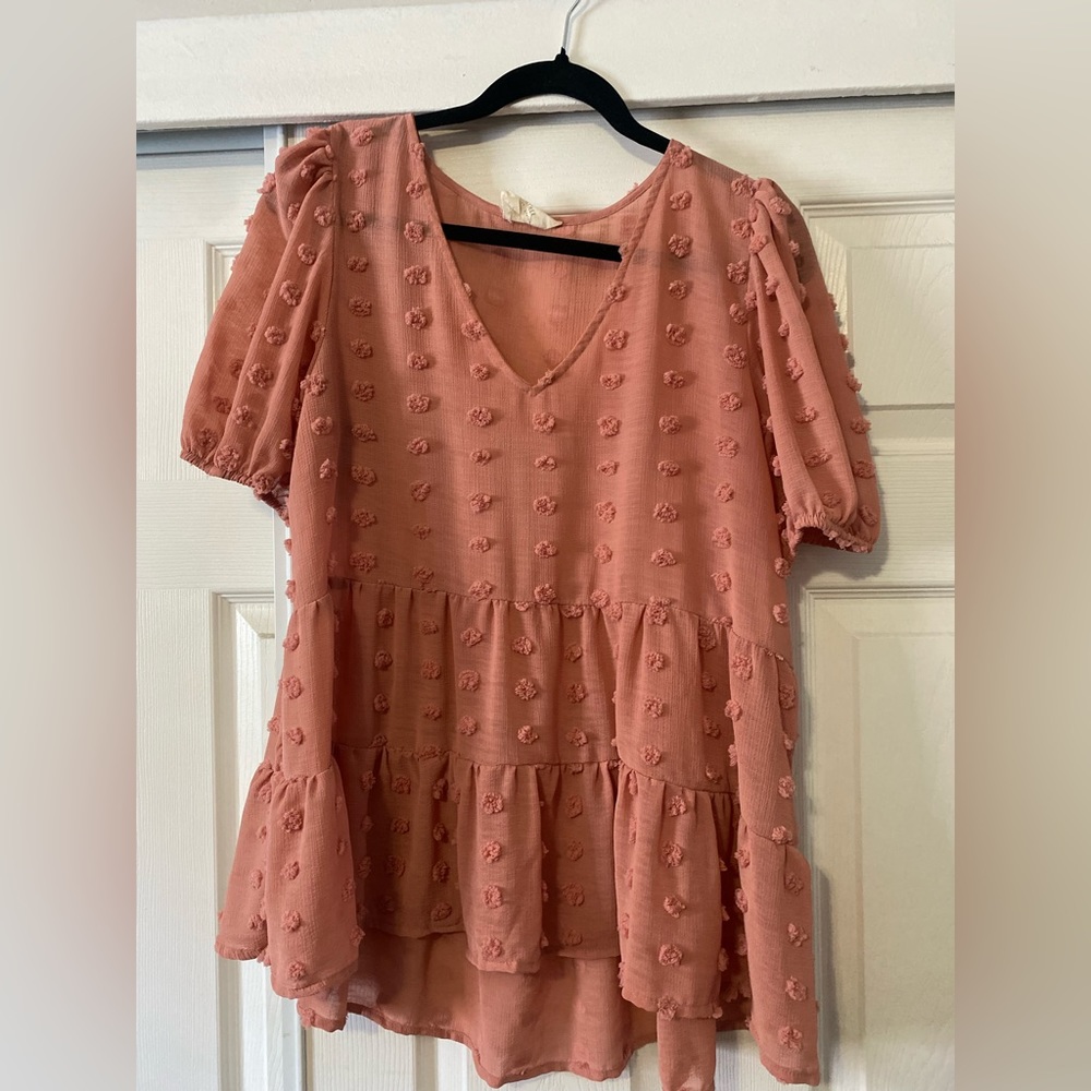 Pink blouse